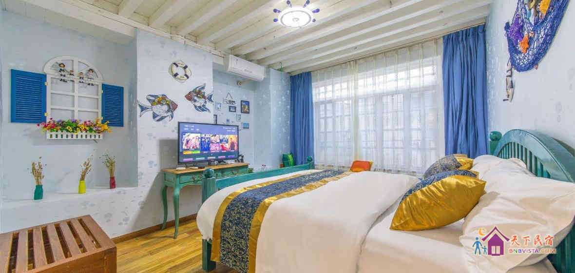 地中海风情大床房