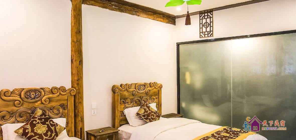 大院花园双床房