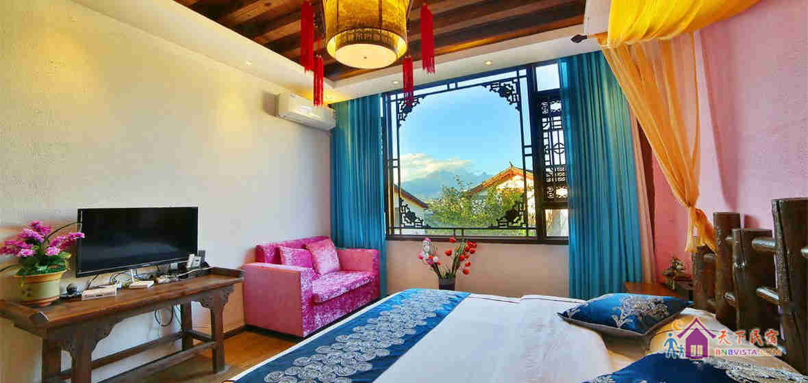 花语雪山观景大床房