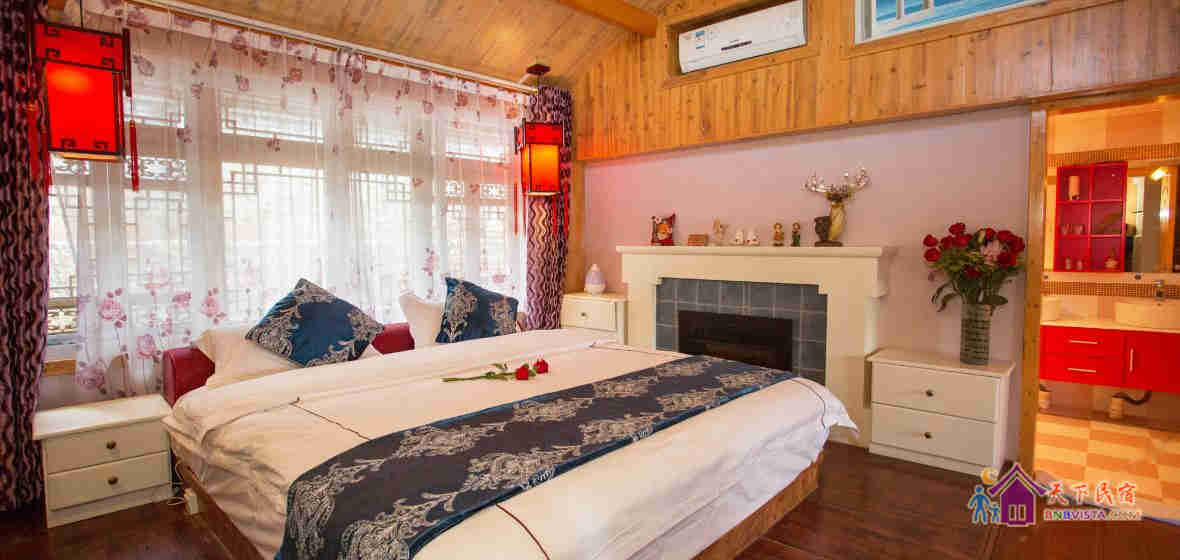 花神欧式蜜月雪山观景大套房