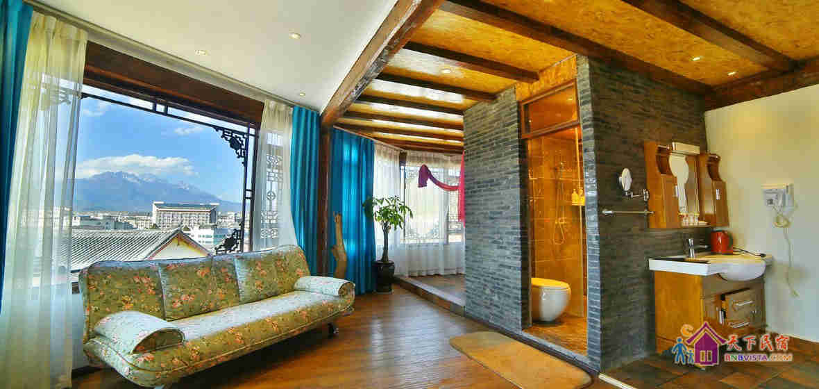 花语270度雪景大套房