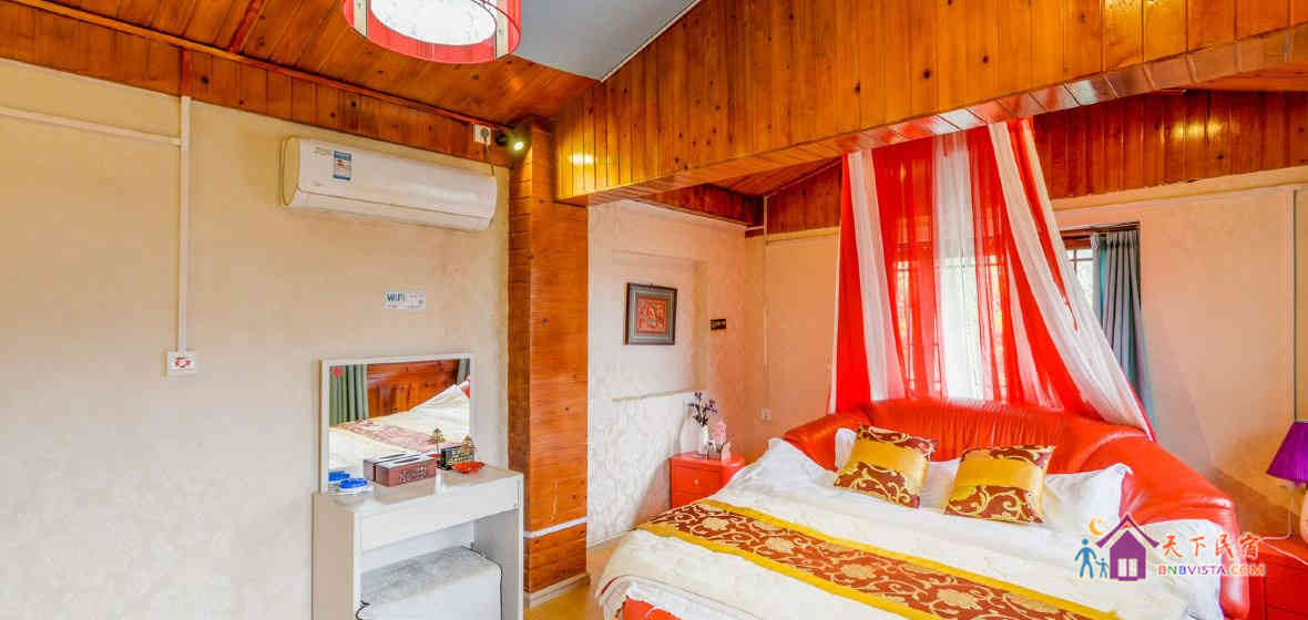 浪漫蜜月圆床房(无窗)