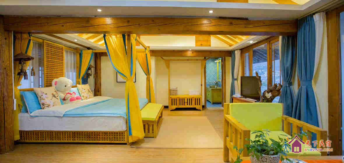 180度独立阳台观景大套房