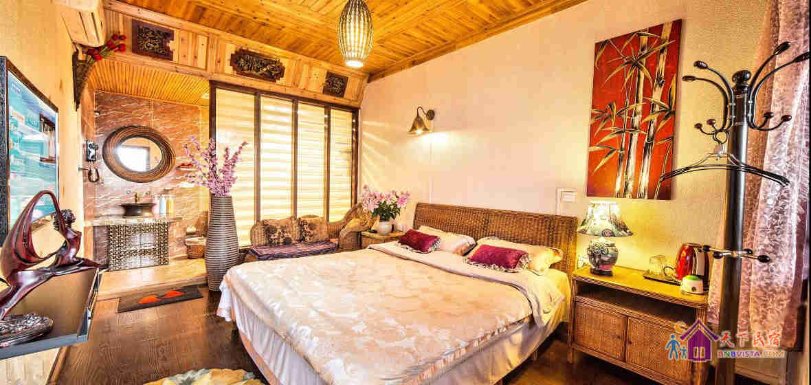 竹藤情长豪华大床间