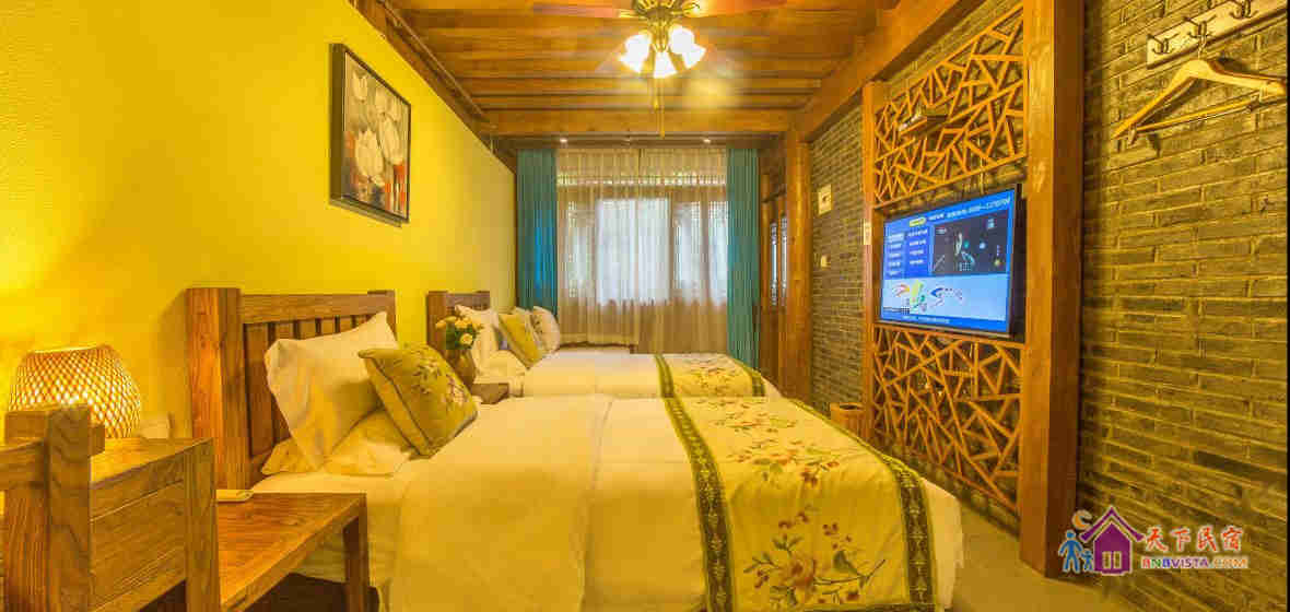 庭居精品庭院双床房