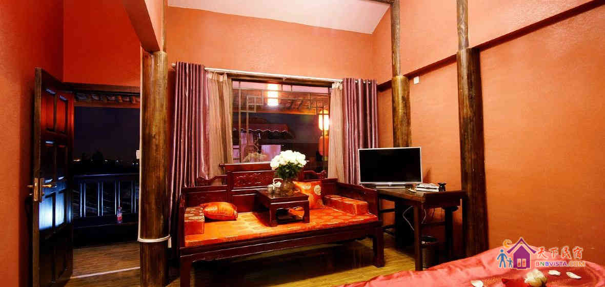 温馨中式蜜月大床房