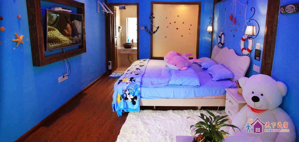 地中海大床房(蓝月谷)