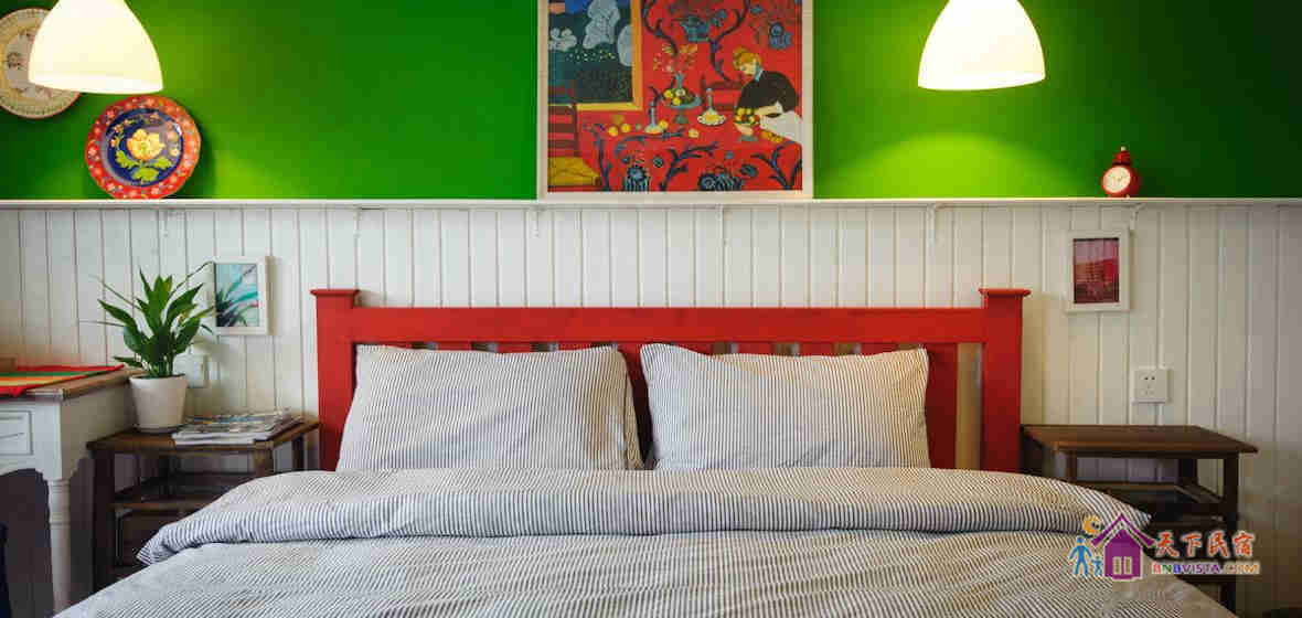 特色主题大床房(绿色)