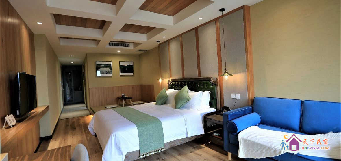 私人阳台海景榻榻米大床房