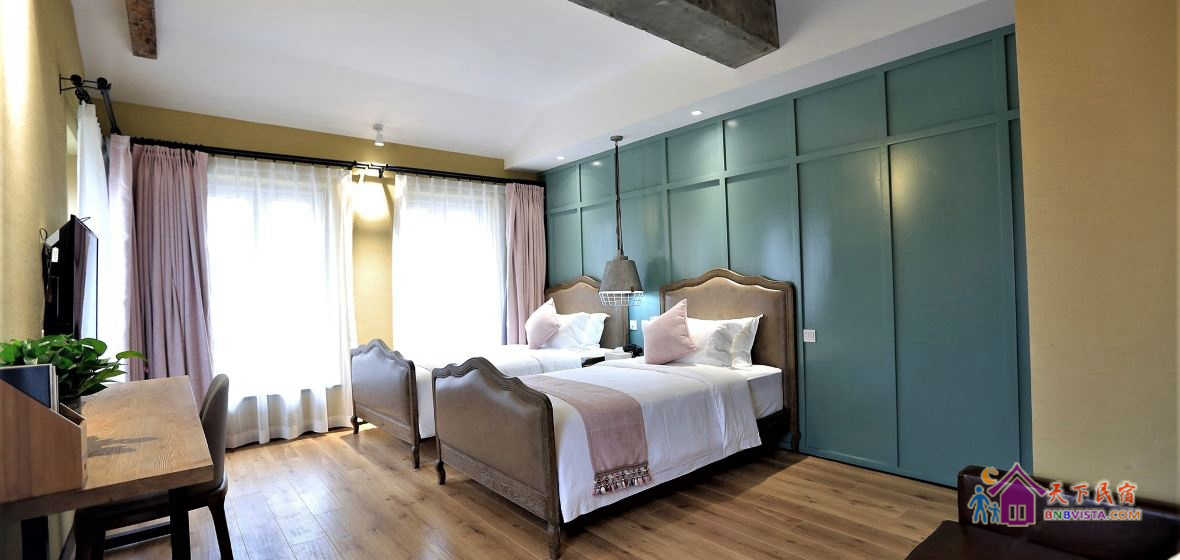 私人露台双床房