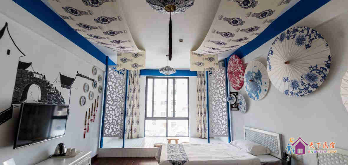 青花瓷双床房