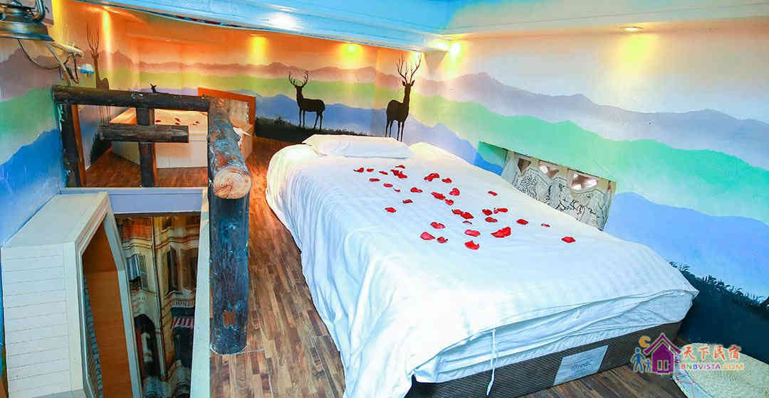 阁楼主题双床房