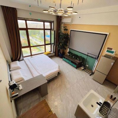 豪华投影loft双大床房