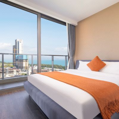 亲海两室一厅精选套房（冰箱+洗衣机）