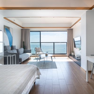 全海景怦然心动情侣大床房