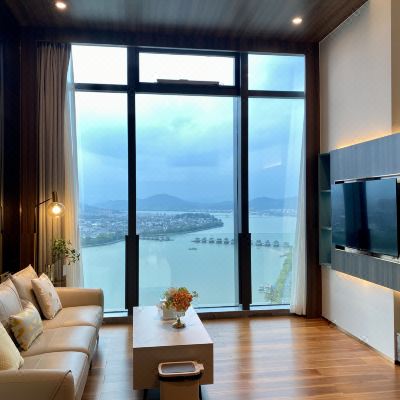 （云榭-乐）广济桥江景Loft房（洗烘一体机+冰箱+空气净化器+智能窗帘）