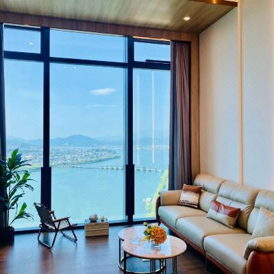 （云榭-喜）广济桥江景Loft房（洗烘一体机+冰箱+空气净化器+智能窗帘）