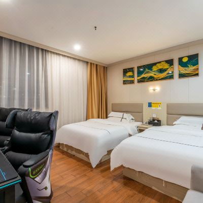 尊享兄弟电竞双床房[RTX 3060+I5 12400CPU+165HZ+32曲面屏]