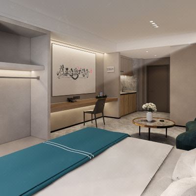 莫兰迪影院大床房