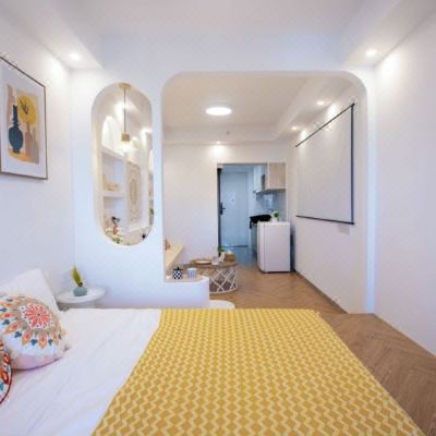 波西米亚风大床房（极米投影仪+冰箱+洗衣机）