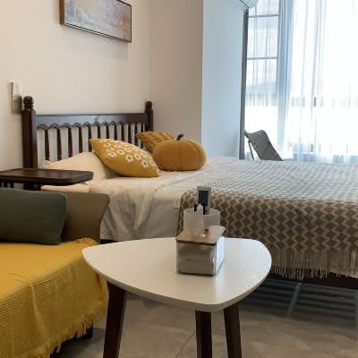 180°澜沧简约江景大床房（高层俯视江景日落+冰箱洗衣机+巨幕投影）