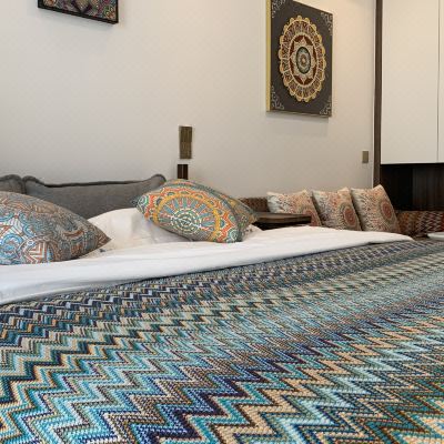 180°澜沧江景波西米亚大床房（高层俯视江景日落+冰箱洗衣机）