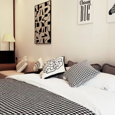 格调ins风大床房（冰箱洗衣机）