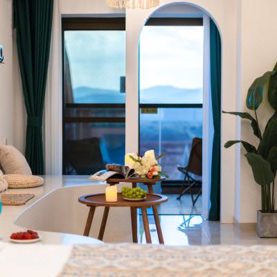 180°告庄夜景·摩洛哥风情设计师大床房（巨幕投影+观景阳台）