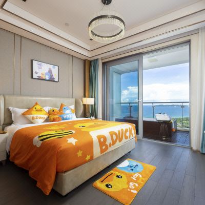 B.duck小黄鸭-童趣海景家庭双卧套房