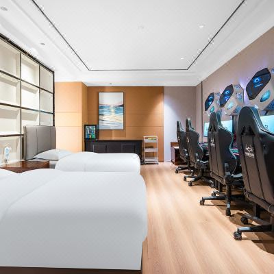 万兆·至臻高配机麻投影电竞四人间[RTX3090+I7-12700F+32G+2K240HZ]