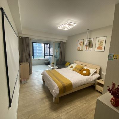 优享系列投影大床房·安心舒适+冰箱洗衣机