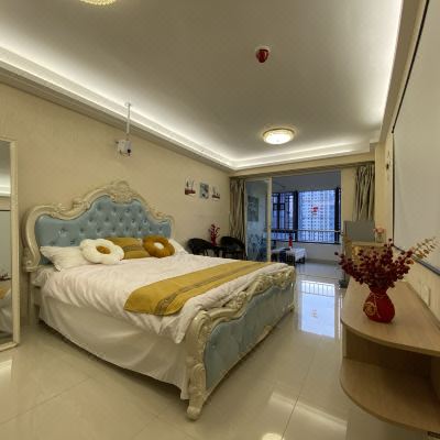 小确幸漫享系列投影大床房 ● 高层景观+浪漫吊椅