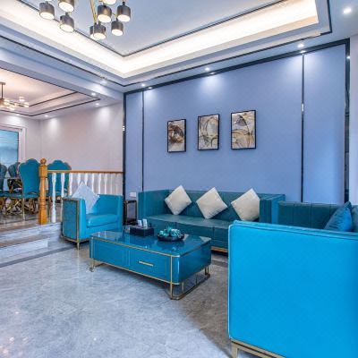 欢乐·机麻8房KTV别墅『自助厨房+电烤炉』