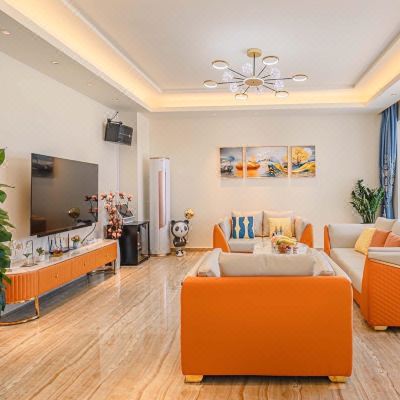 晨曦·机麻4房KTV别墅『自助厨房+电烤炉』