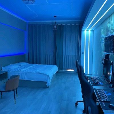 电竞大床房[3070ti+165hz2k显示器+傲风电竞椅]