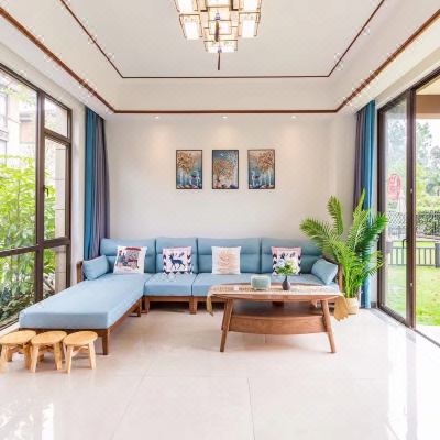 快乐星球·3房棋牌BBQ烧烤花园别墅‖自助厨房