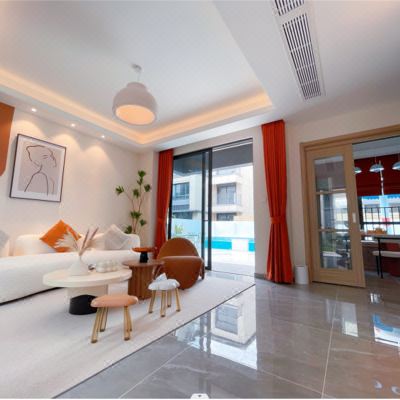 『清凉泳池&K歌嗨唱』3房游乐哆花园别墅‖棋牌烧烤BBQ&自助厨房