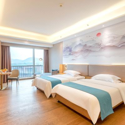 欢乐相聚＊双床房公寓｜风景阳台&精品洗衣机