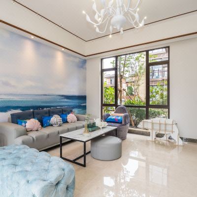 4房1栋酷爽泳池别墅｜乐享KTV·BBQ烧烤·娱乐麻将机·花园庭院·自助厨房