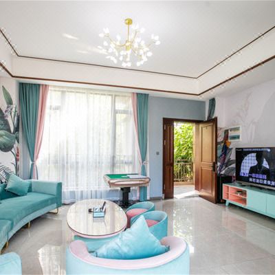 3房1栋酷爽泳池别墅｜乐享KTV·BBQ烧烤·娱乐麻将机·花园庭院·自助厨房