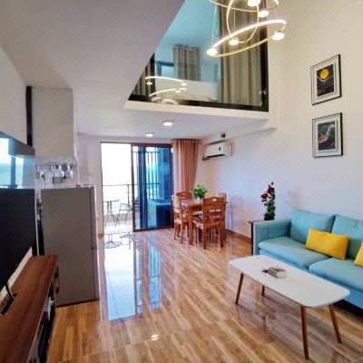 金叶子LOFT2房公寓 ｜ 温泉泡池