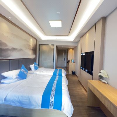 金叶子公寓双床房 ｜ 温泉泡池