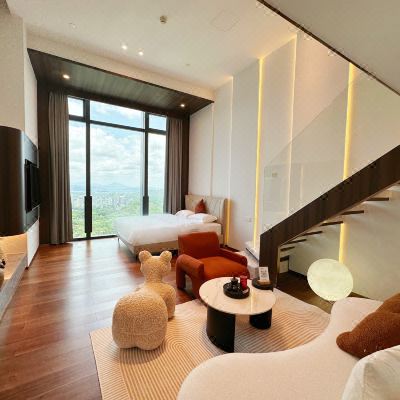 潮舍·高层双大床loft复式公寓(2820房)