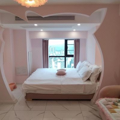 公馆叁号·网红梦幻粉Kitty主题·超高清1080P投影房