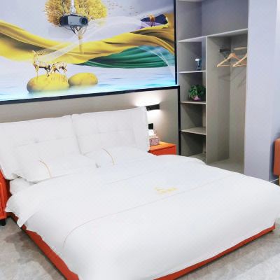 巨幕皮床影视房