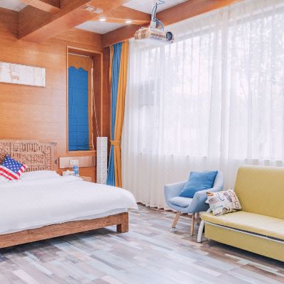 180度院景观影大床房