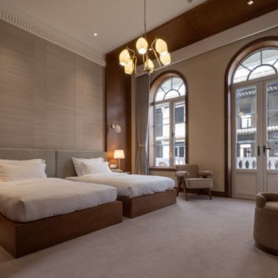 日新丨舒适阳台双床房