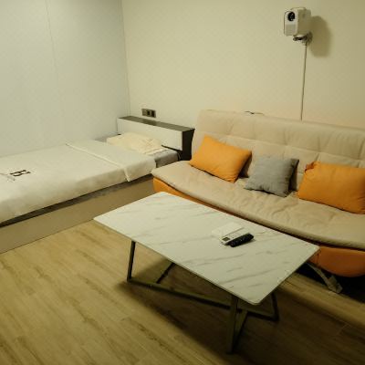 海遇-日出高层海景-一房一厅投影三床房