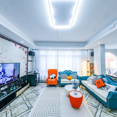 尘烟暮雪·6房别墅｜KTV·厨房·麻将·烧烤