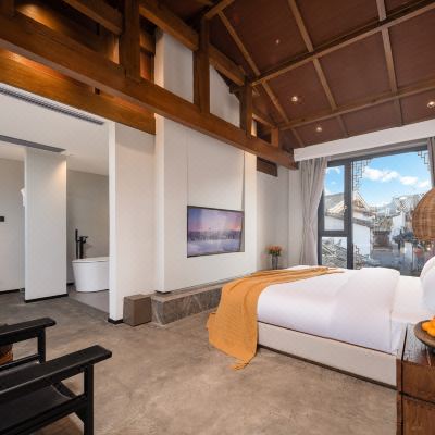 栖·私密浴缸智能大床房（中央空调+地暖+智能马桶）